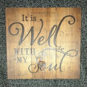 Rustic Brown Wall Decor Sign